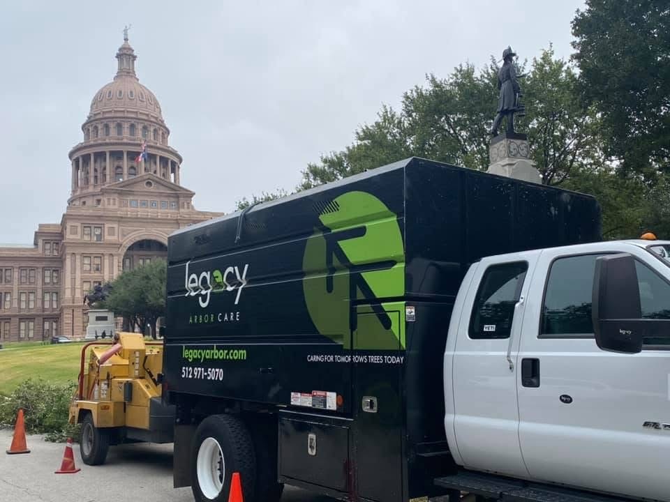 Legacy Arbor Care crew at work in Central Texas