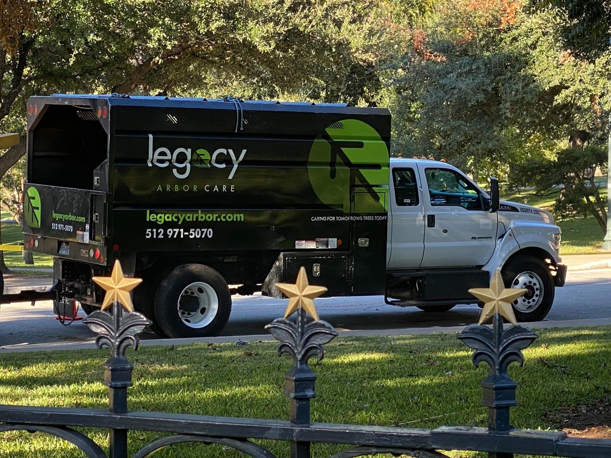 Legacy Arbor Care service truck